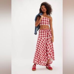 NWT Free People After You set in red